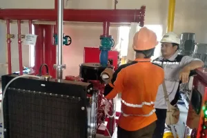 Routine Monitoring Fire Facility Sinar Alam Cakrabuana